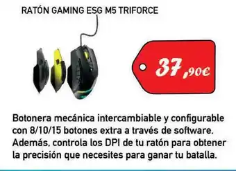 Microsshop Ratón Gaming Esg M5 Triforce oferta