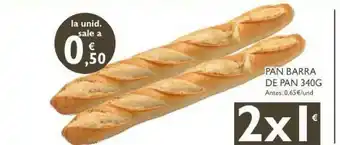 Supermercados La Despensa Pan De Barra De Pan 340g oferta