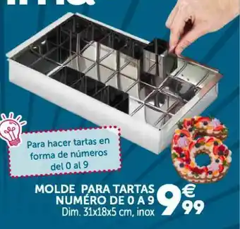 GiFi Molde Para Tartas Numéro De 0 A 9 oferta