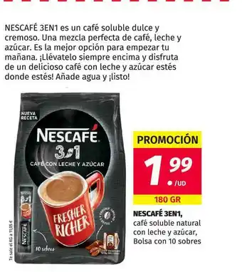 Maskom Supermercados Nescafé 3en1 oferta