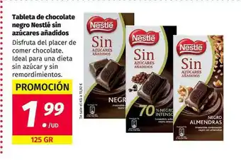 Maskom Supermercados Tableta De Chocolate Negro Nestlé Sin Azúcares Añadidos oferta
