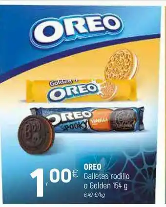 Coviran Oreo Galletas Rodillo O Golden 154g oferta