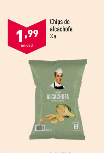 ALDI Chips de alcachofa 30g oferta