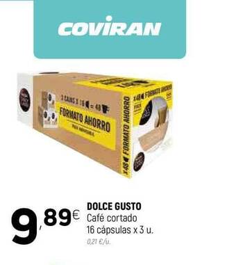 Coviran Dolce Gusto Café Cortado oferta