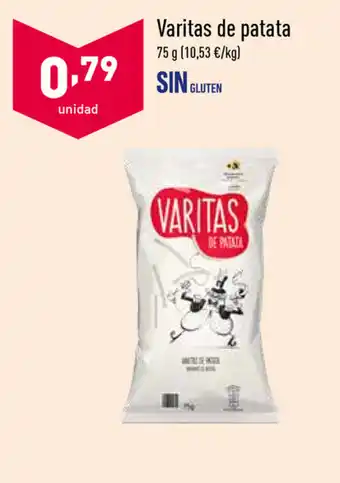 ALDI Varitas de patata 75g oferta