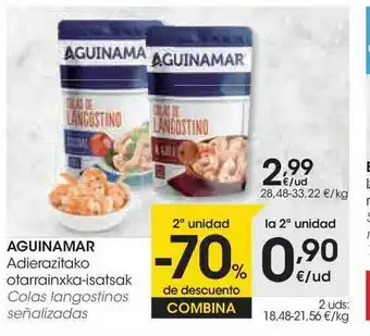 Eroski Aguinamar Adierazitako Otarrainxka-isatsak oferta