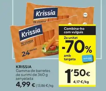 Caprabo Krissia 360g oferta