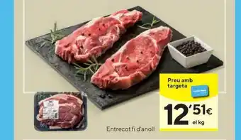 Caprabo Entrecot Fi D'anoll oferta