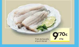 Caprabo Filet De Bacallà Al Punt De Sal oferta