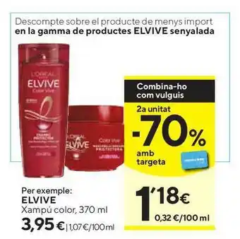 Caprabo Elvive 370ml oferta