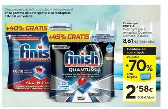 Caprabo Finish oferta