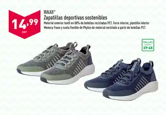 ALDI Walkx Zapatillas deportivas sostenibles, Tallas 37-45 oferta