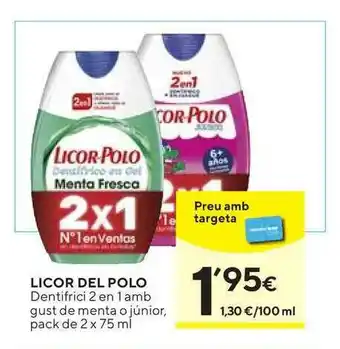 Caprabo Licor Del Polo oferta
