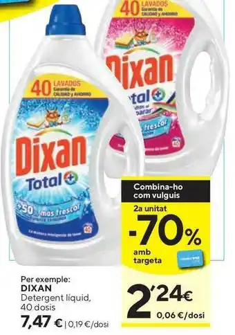 Caprabo Dixan Detergent Liquid oferta