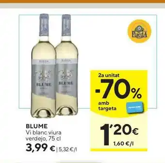 Caprabo Blume Vi Blanc Viura Verdejo 75cl oferta