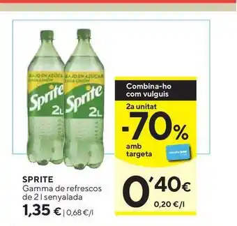 Caprabo Sprite Gamma De Refrescos De 21 Senyalada oferta