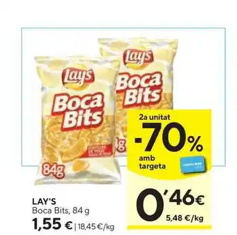 Caprabo Lay's Boca Bits 84g oferta