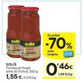 Caprabo Solís 360g oferta