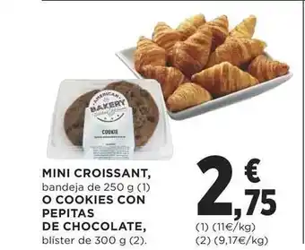 Supercor Mini Croissant O Cookies Con Pepitas De Chocolate 300g oferta