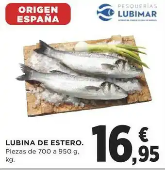 Supercor Lubina De Estero 700 a 950g oferta