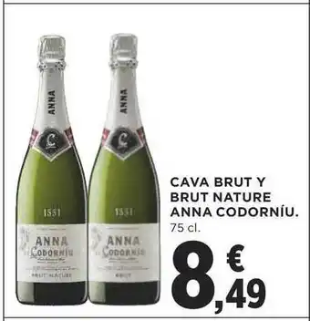 Supercor Cava Brut Y Brut Nature Anna Codorníu 75cl oferta