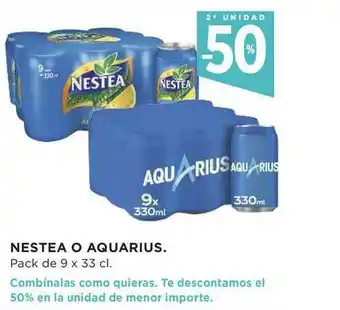 Supercor Nestea O Aquarius 9 x 33cl oferta