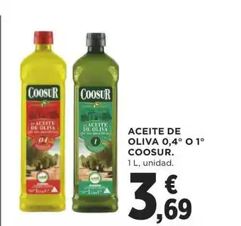 Supercor Aceite De Oliva 0.4° O 1° Coosur oferta