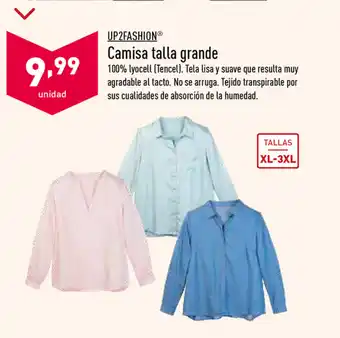 ALDI Up2Fashion Camisa talla grande XL-3XL oferta