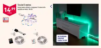 ALDI Tira led 5 metros 180 LED oferta