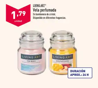 ALDI Living Art Vela perfumada 26H oferta