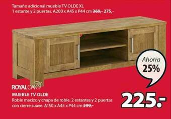 JYSK Royaloak Mueble Tv Olde oferta