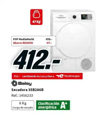 MediaMarkt Balay Secadora oferta