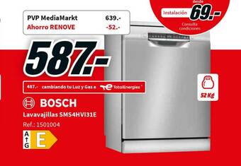 MediaMarkt Bosch Lavavajillas oferta