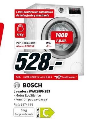 MediaMarkt Bosch Lavadora oferta