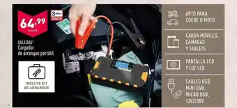 ALDI Car Xtras Cargador De Arranque Portátil oferta