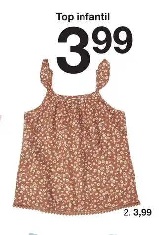 Zeeman Zeeman Top infantil, Tallas 92-128 oferta