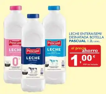 Supermercados La Despensa Pascual Leche Entera/Semi/Desnatada Botella 1.2L oferta