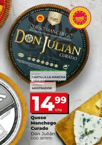 Dia Don Julián Queso Manchego Curado oferta