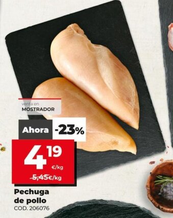Dia Pechuga de pollo oferta
