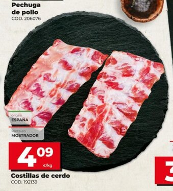 Dia Costillas de cerdo oferta