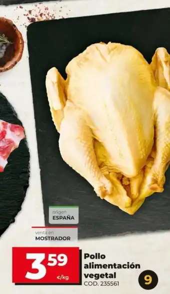 Dia Pollo alimentación vegetal oferta