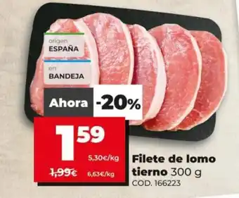 Dia Filete de lomo tierno 300g oferta
