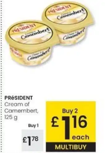 Eroski PRÉSIDENT Cream of Camembert, oferta