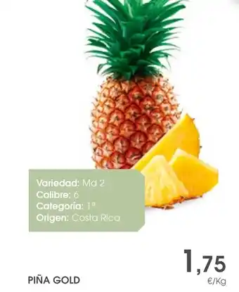 Supermercados Plaza PIÑA GOLD oferta