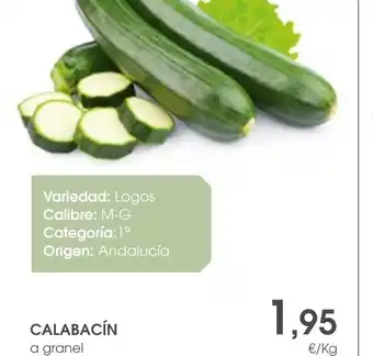 Supermercados Plaza CALABACÍN oferta