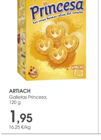 Supermercados Plaza ARTIACH Galletas Princesa, oferta