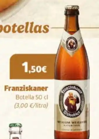 Supermercados Plaza Franziskaner Botella 50 cl oferta