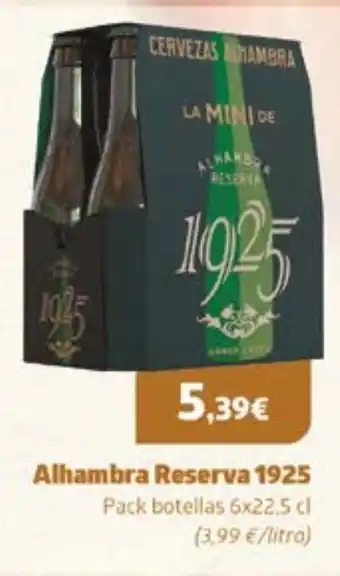 Supermercados Plaza Alhambra Reserva 1925 oferta