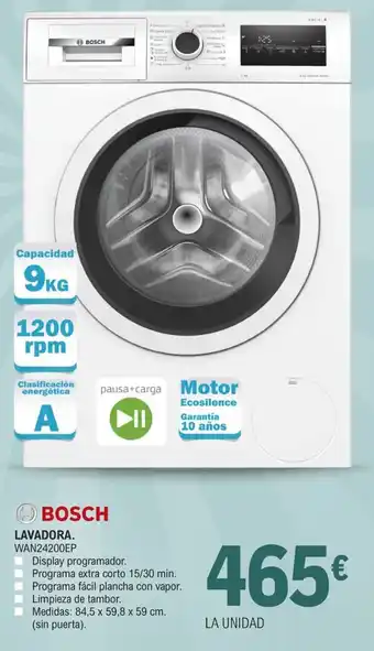 E.Leclerc LAVADORA. WAN24200EP oferta