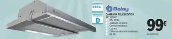 E.Leclerc CAMPANA TELESCÓPICA. 3BT262MX oferta